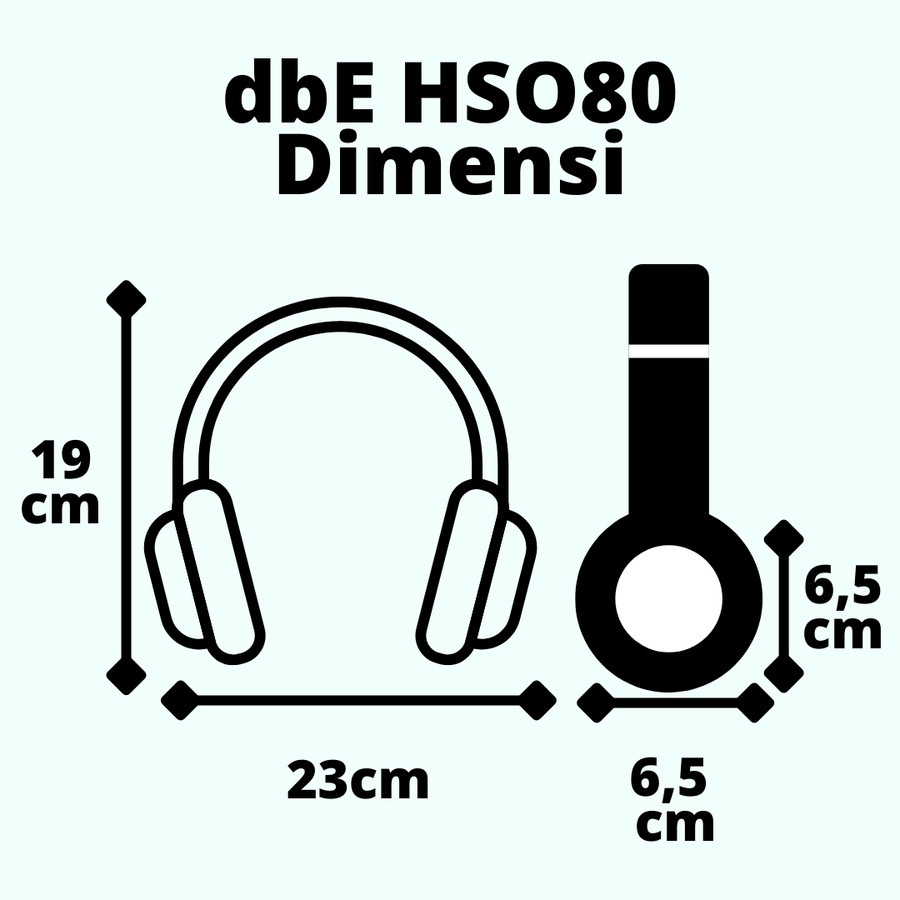 Headset dbE Acoustics HSO80 | Lightweight Office Headset