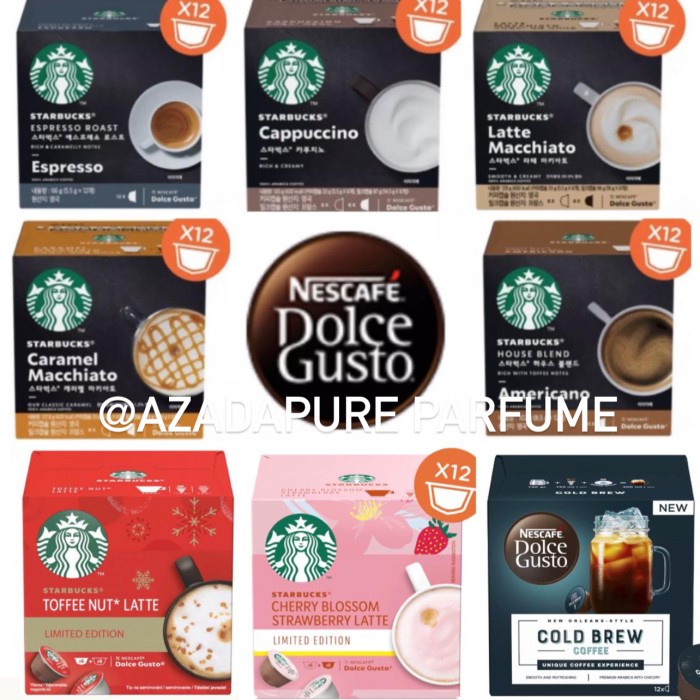 

Nescafe Dolce Gusto Ndg Starbucks Coffee Capsule - Import