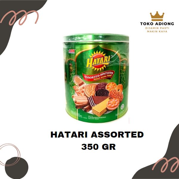 HATARI ASSORTED BISCUITS 350GR - KUE KALENG HATARI