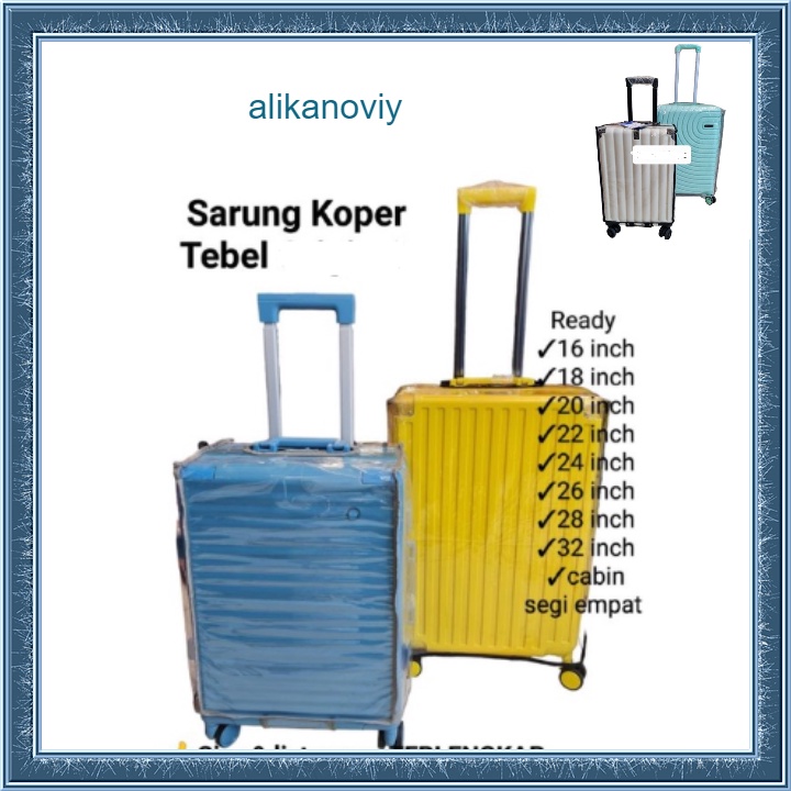 COVER KOPER MIKA TRANSPARAN/SARUNG KOPER