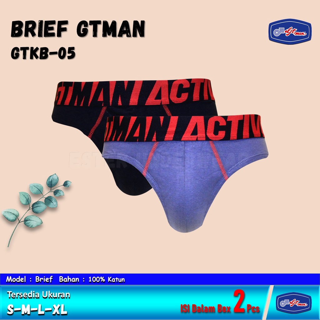 Celana Dalam Pria GTMAN GTKB 05 I1Box Isi 2 PCS