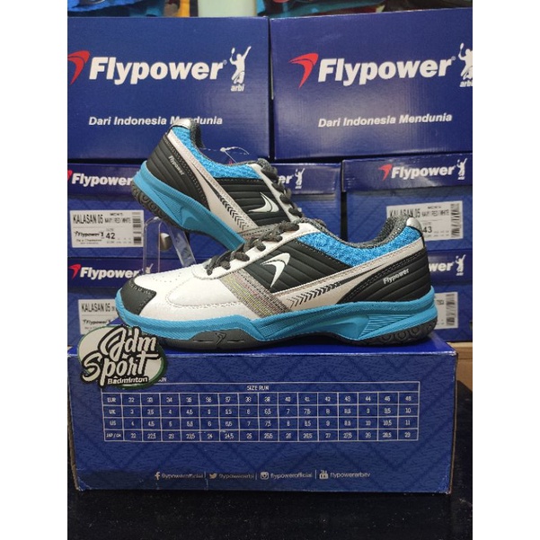 Sepatu Badminton Flypower Kalasan 05 Tosca / 04 Black Gold