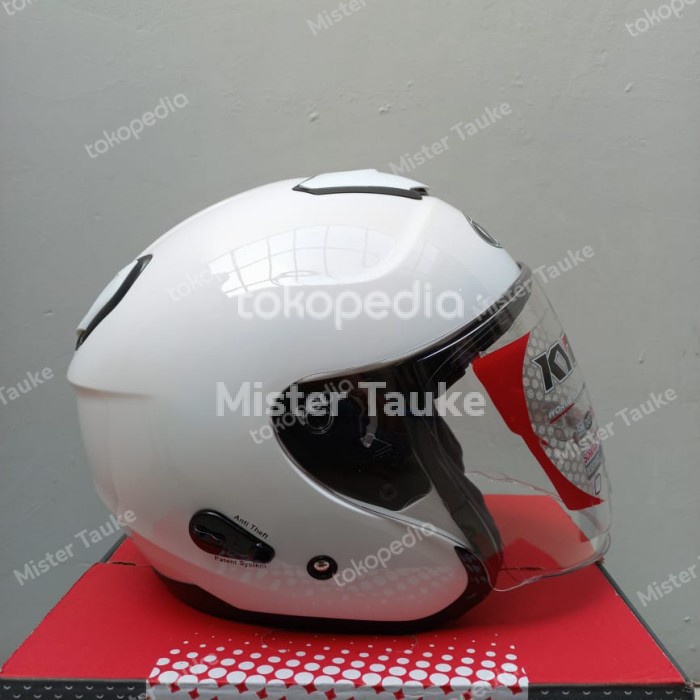 Helm Helm Kyt Kyoto Putih Solid/White Original