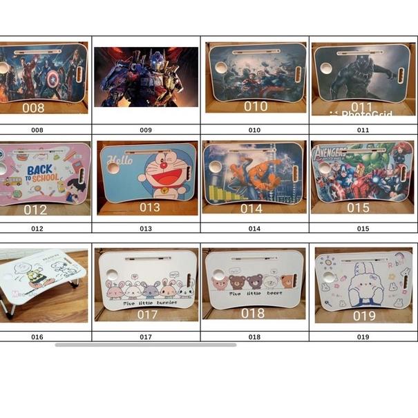 Paling Dicari.. MEJA LIPAT BELAJAR ANAK PORTABLE LAPTOP DISNEY DORAEMON HELLO KITTY PRINCESS MEJA SE