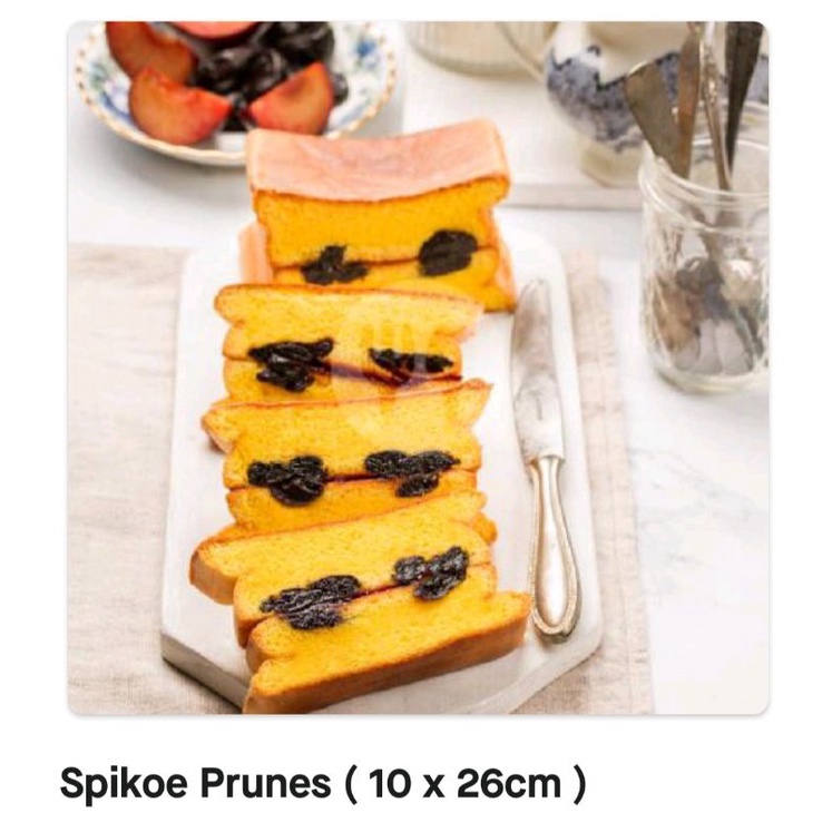 

Spikoe resep kuno jagonya oleh-oleh Surabaya~Spikoe prunes ukuran 10x26 cm
