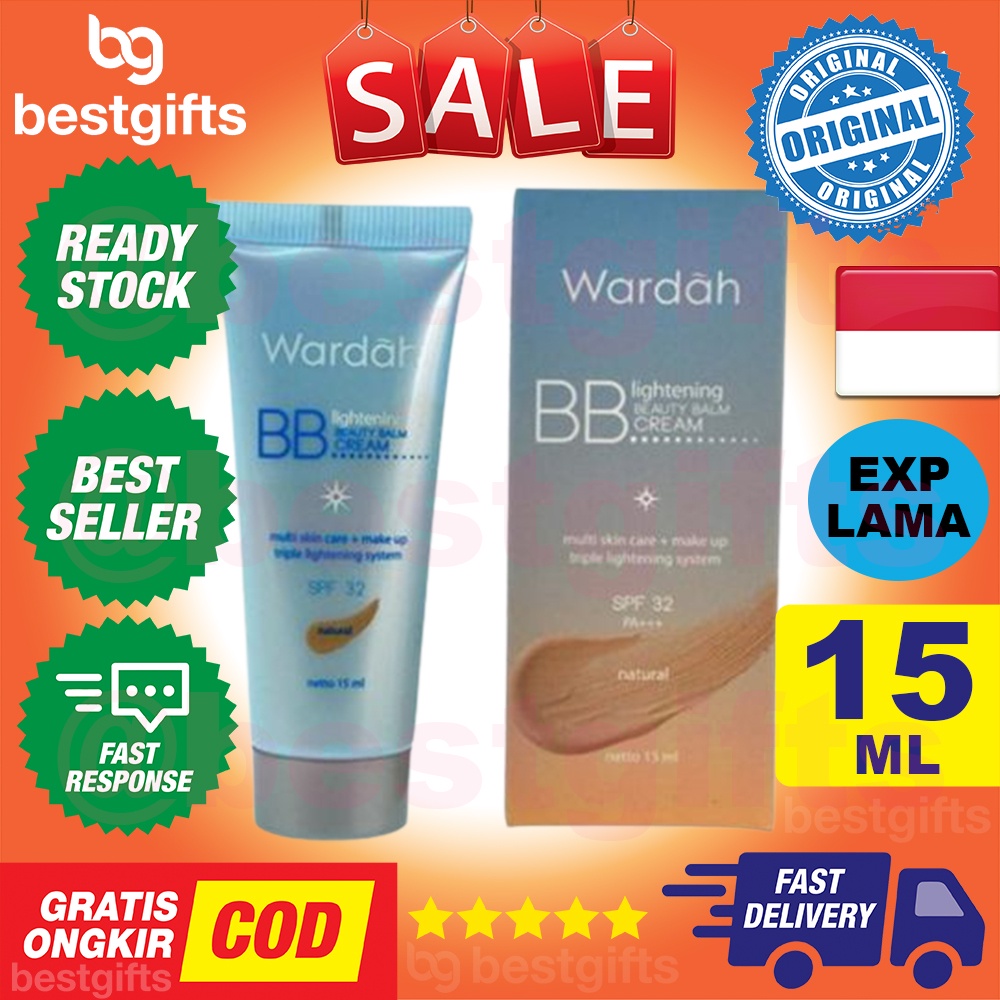 WARDAH LIGHTENING BB CREAM SPF 32 PA+++ LICORICE EXTRACT DAN VITAMIN B3 15 ML