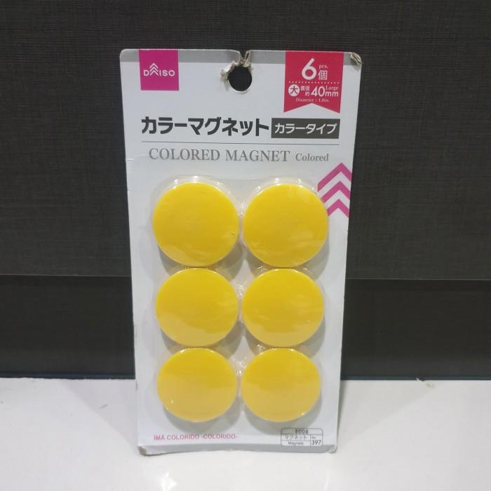 

Daiso Magnet Kulkas Papan Tulis Untuk Menempel Dokumen Memo Dll-Kuning New