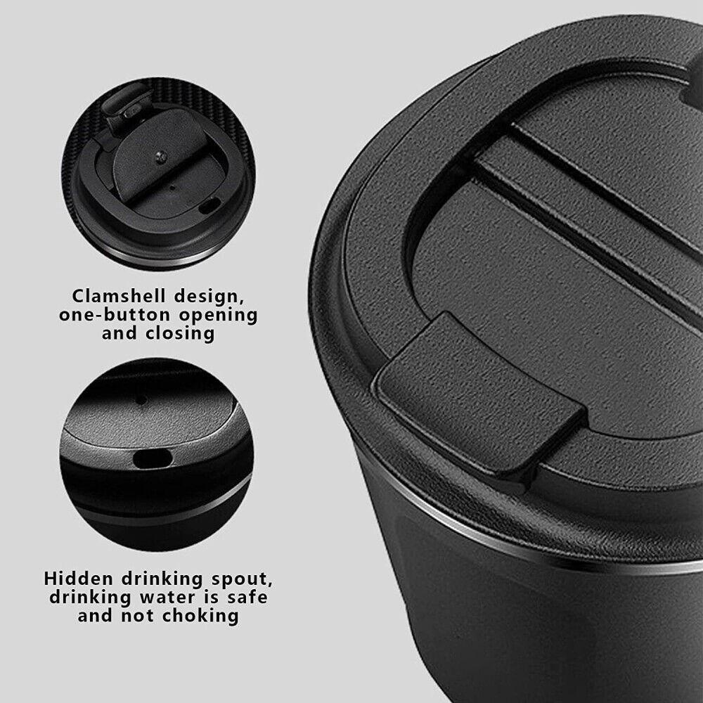 Top Travel Mug Portable Vacuum Stainless Steel Cangkir Kopi