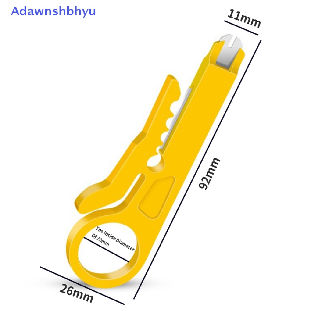 Adhyu Mini Wire Stripper Crimper Plier Crimping Kabel Punch Stripping Multi Alat ID