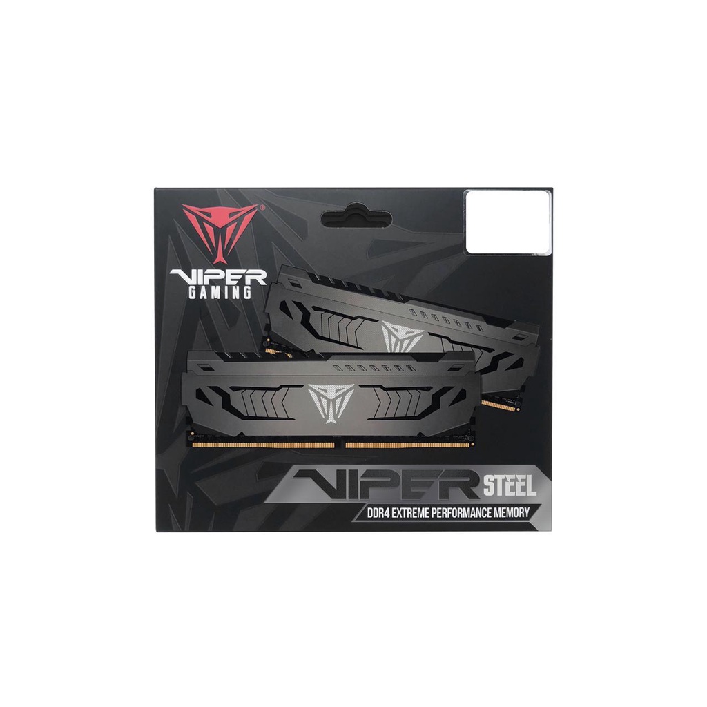 RAM PC PATRIOT Viper Steel HeadSink 8GB, 16GB, 32GB, 64GB Kit Dual Channel DDR4 3200Mhz CL16