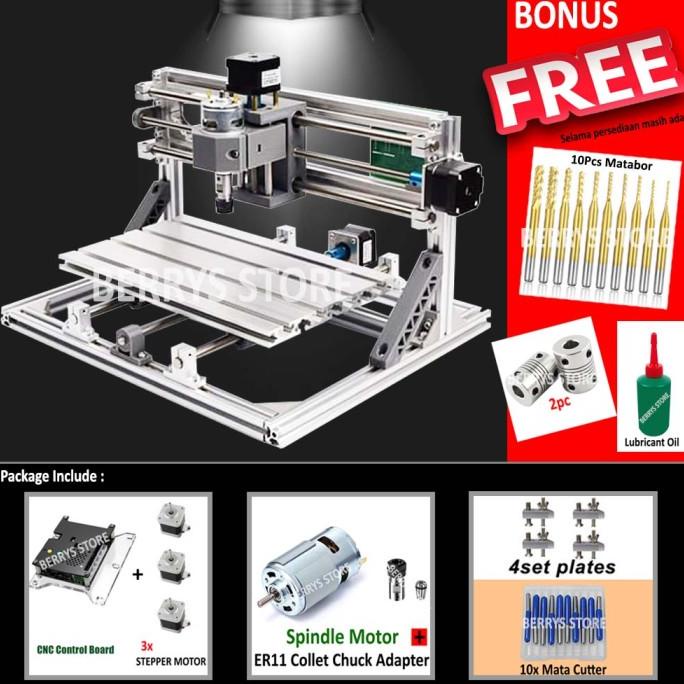 MESIN CNC MINI ROUTER MILLING CUTTING GRAFIR PCB KAYU AKRILIK selalu promo