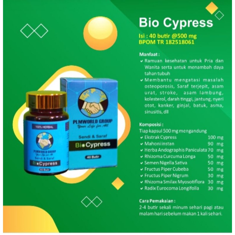 Bio cypress Gold Original Per Botol
