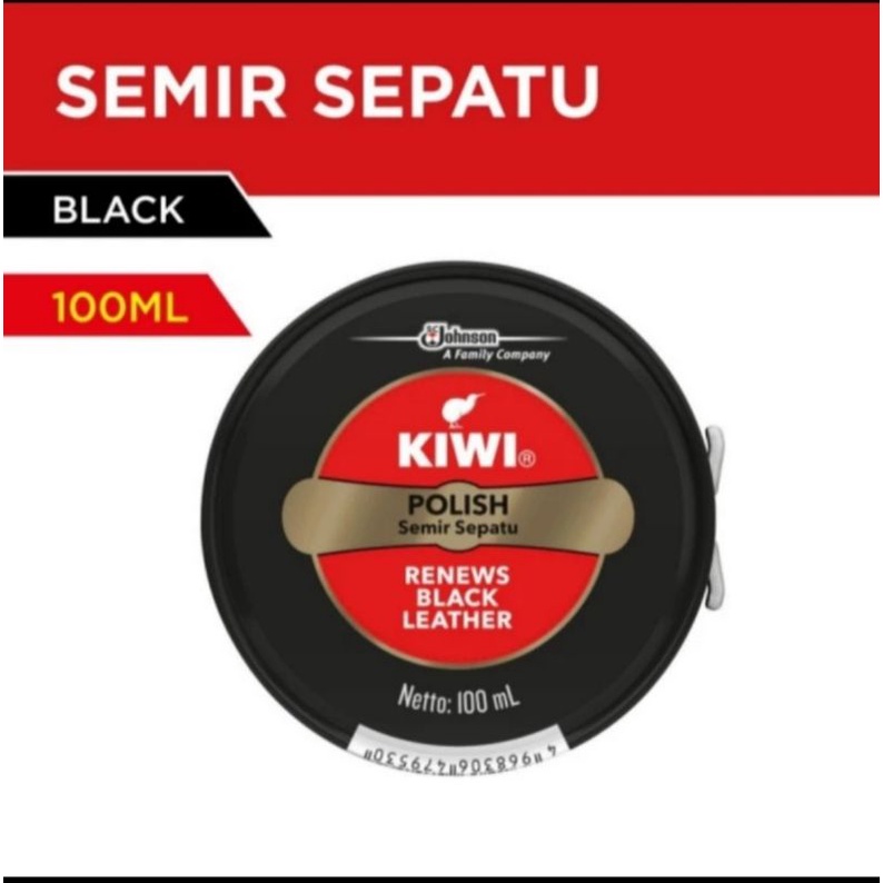 Kiwi Polish Semir Sepatu Hitam 100ml