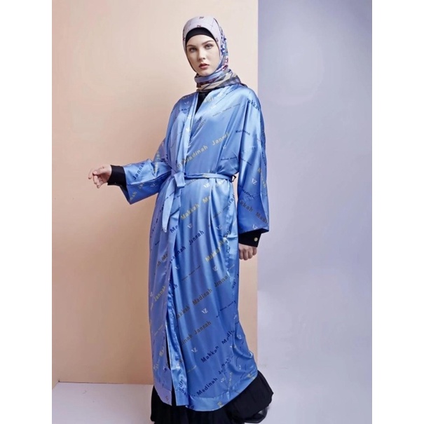 VZ Abaya Makkah Madinah Jannah (MMJ) Printed & Plain Original by VIVI ZUBEDI