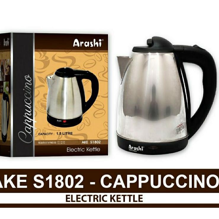 Tren Terbaru Teko  listrik Ketel listrik Ceret listrik 1,8  liter Arashi 1802/1801