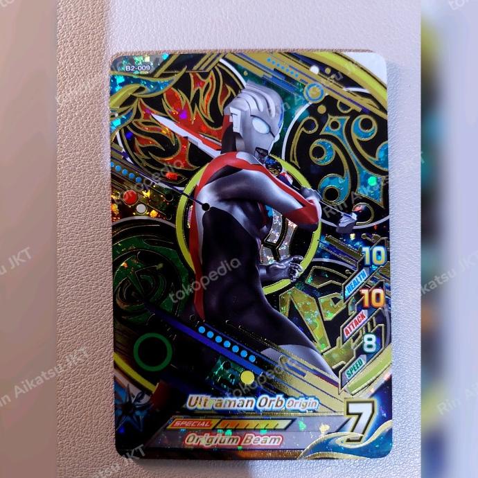 Termurah Ultraman Card R/B Versi 2 Ultra Rare B2-09 Ultraman Orb Origin