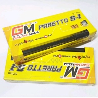 

12pcs pulpen semigel merk pareto