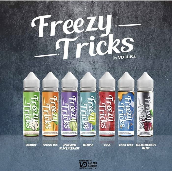 Freezy Tricks 60ML 100% Authentic by VD Juice Malaysia