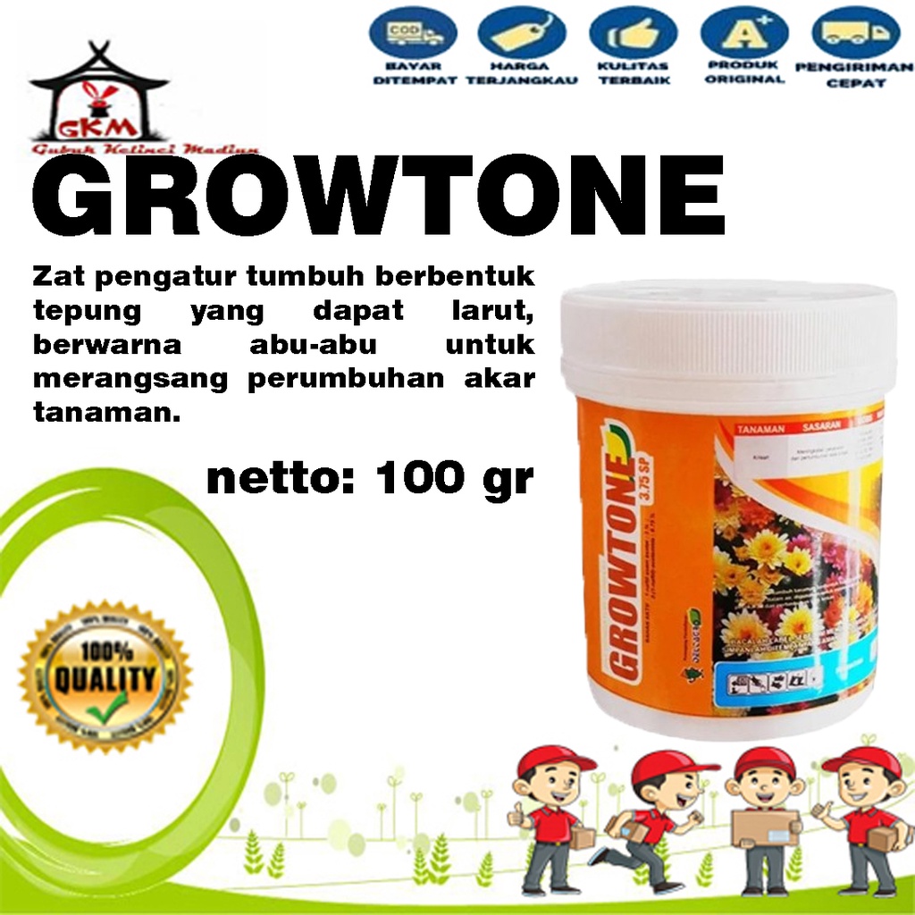 Growtone 100 Gram Pupuk Perakaran