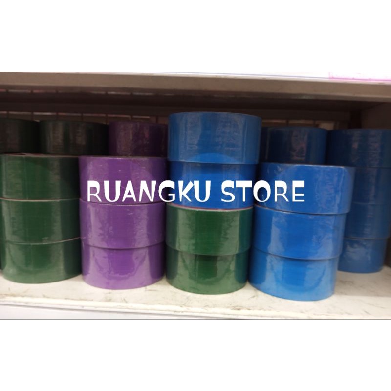 

Lakban Kain Kenko 48 mm / Lakban Kain Warna 2" / Lakban Ungu Biru / Cloth Tape Kenko 48 mm