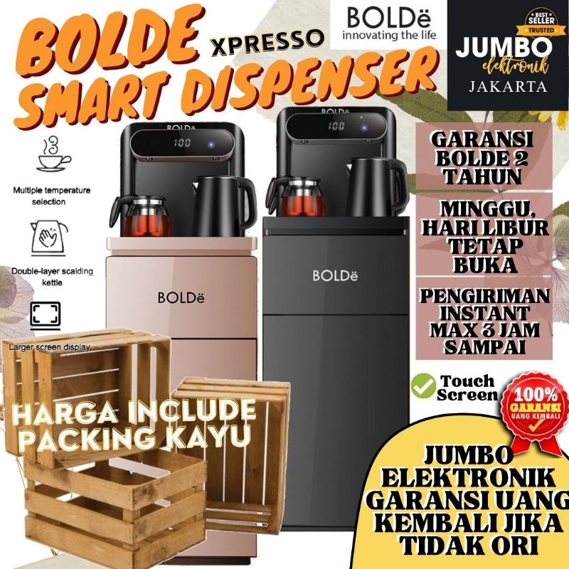 [ PACKING KAYU TOKO ] Bolde Dispenser Galon Bawah Low Watt Bolde Smart Super Dispenser Xpresso Espre