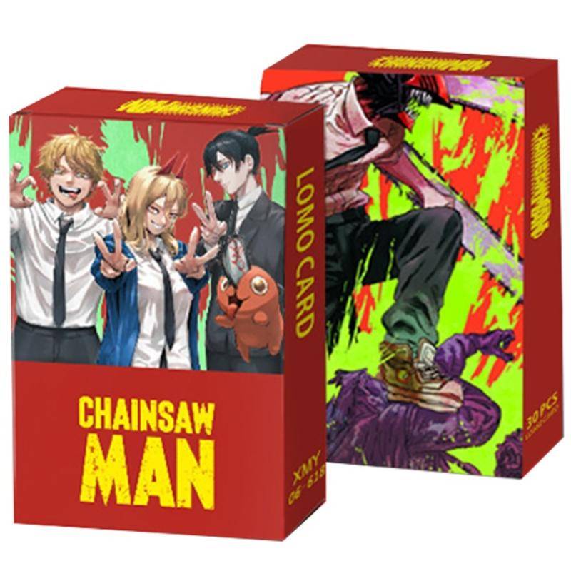 30pcs /Pack Anime Chainsaw Man Photocards 2022kartu Lomo Baru Denji Makima Aki Hayakawa Power Pochita Postcards Cetak Foto Hadiah Ulang Tahun In Stock New Arrival LY