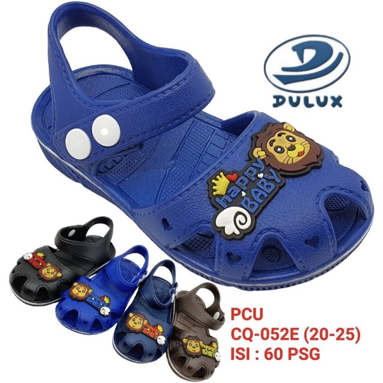 SEPATU SANDAL ANAK GAMBAR SINGA LION PRE WALKER PRE SCHOOL PAUD DULUX 052 LION STAR BAHAN KARET FULL ANTI LICIN