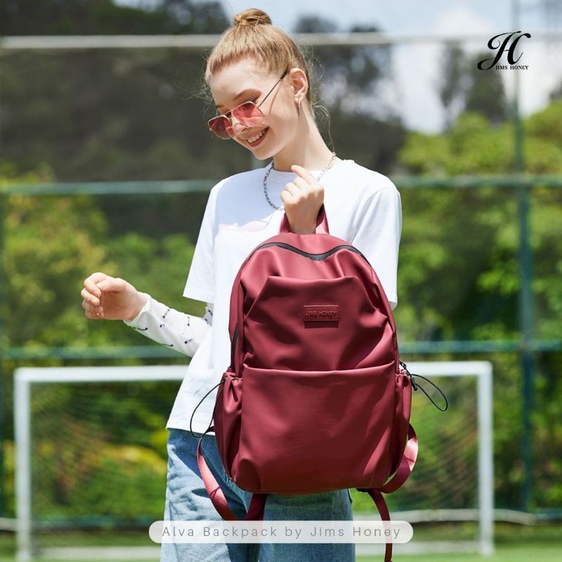 Alva Backpack Jim's Honey Tas Ransel Pria Wanita Anti Air