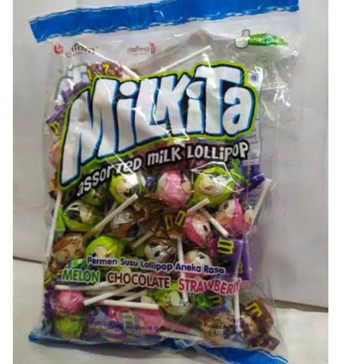 

[M-2-5 ☛] permen milkita lolipop-siap dikirim