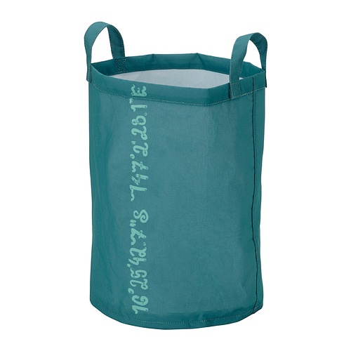 BLAVINGAD Tas penyimpanan, motif paus biru hijau