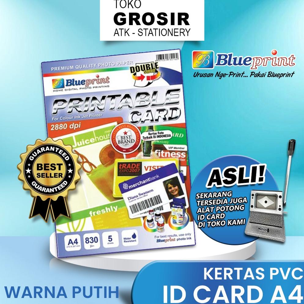 

ID CARD BAHAN CETAK IDCARD SENDIRI PRINTABLE CARD BLUEPRINT A4 KERTAS PVC UNTUK KARTU PELAJAR MEMBER TERLARISS...,,,,,