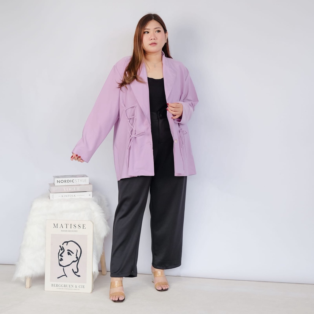 BIGWELL MOZA BLAZER TALI- BLAZER WANITA BIGSIZE- BLAZER JUMBO WANITA