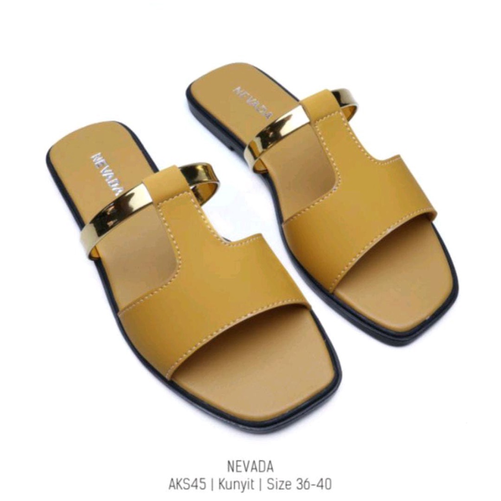 Sandal Nevada Wanita Slop Terlaris