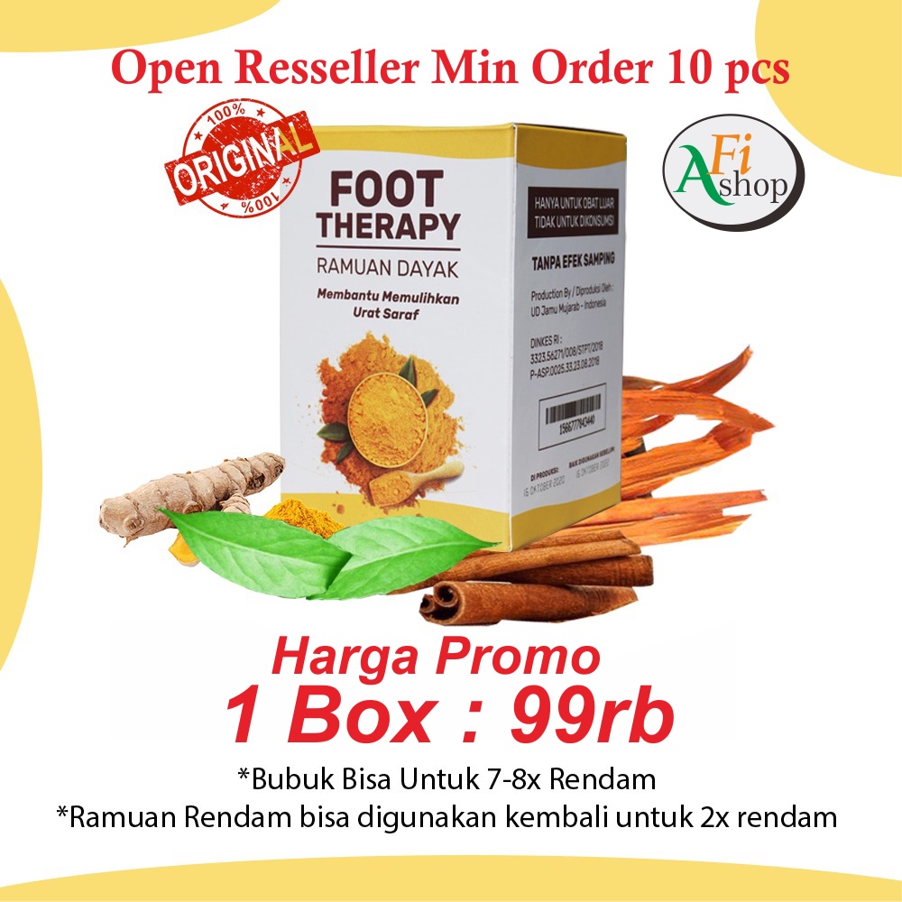 Terapi Asam Urat Foot Therapy Foopy Ramuan Dayak Refleksi Rendam Kaki