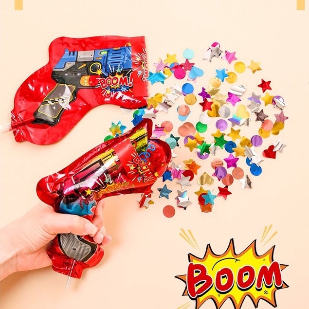 5 Pcs Balon Tiup Confetti Kembang Api Pesta Mainan Confetti Firework Mainan Untuk Christman Tahun Baru Ulang Tahun Pernikahan Party Supplies