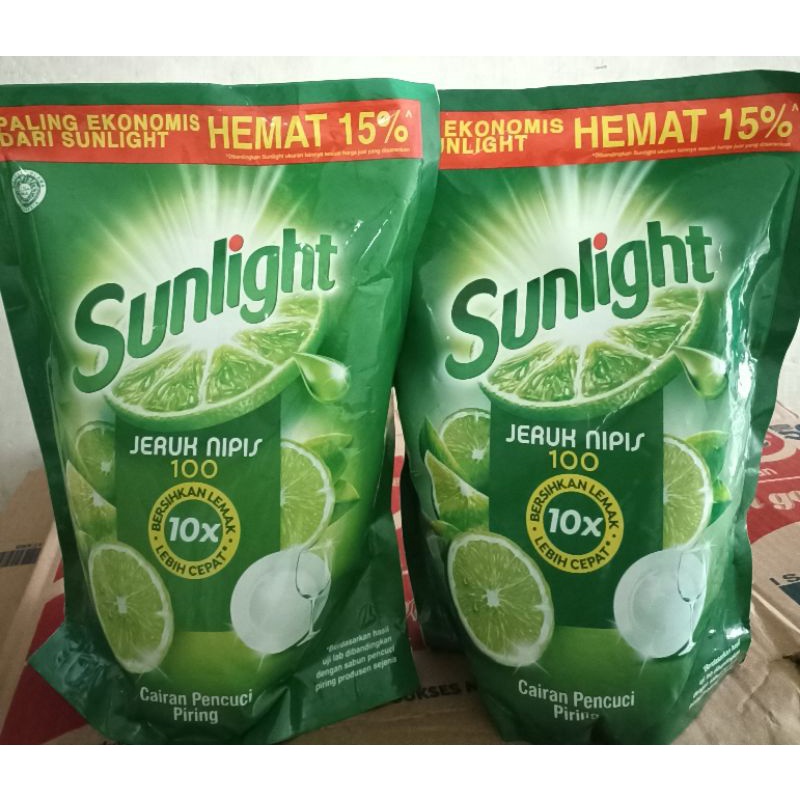 Sunlight cuci piring 1,5liter/ Sunlight jeruk nipis 1600ml