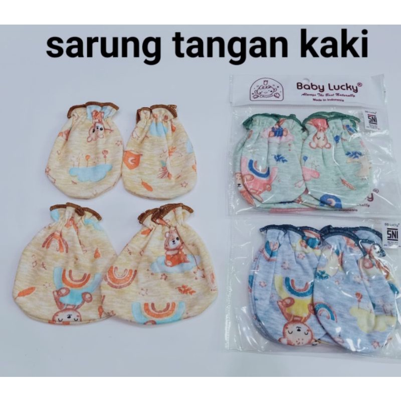 Baby Lucky Baby lucky sarung tangan kaki bayi