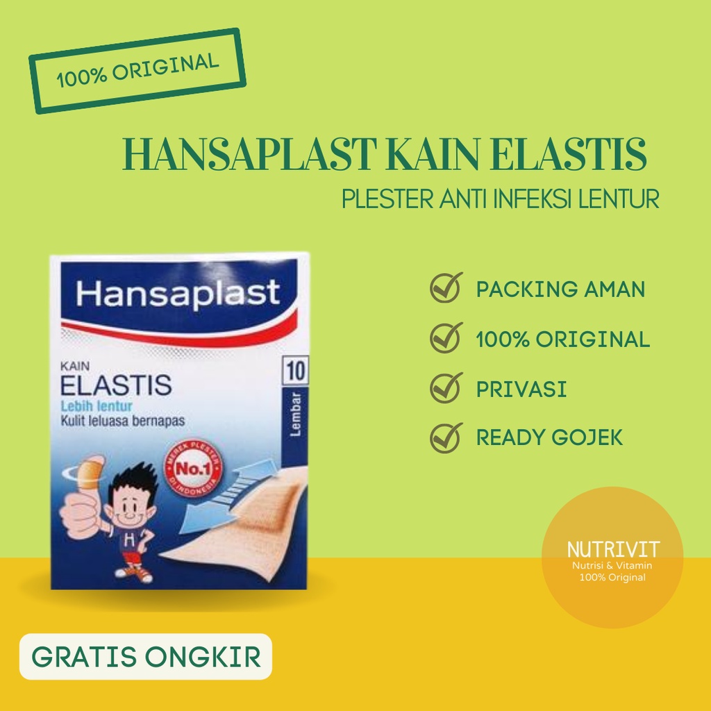 HANSAPLAST KAIN ELASTIS STANDAR 10'S