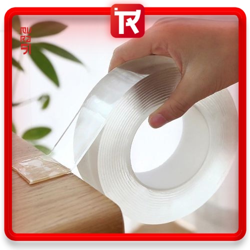 

Double Tape Bening Tahan Air Acrylic Washable Nano 30mm x 1m.
