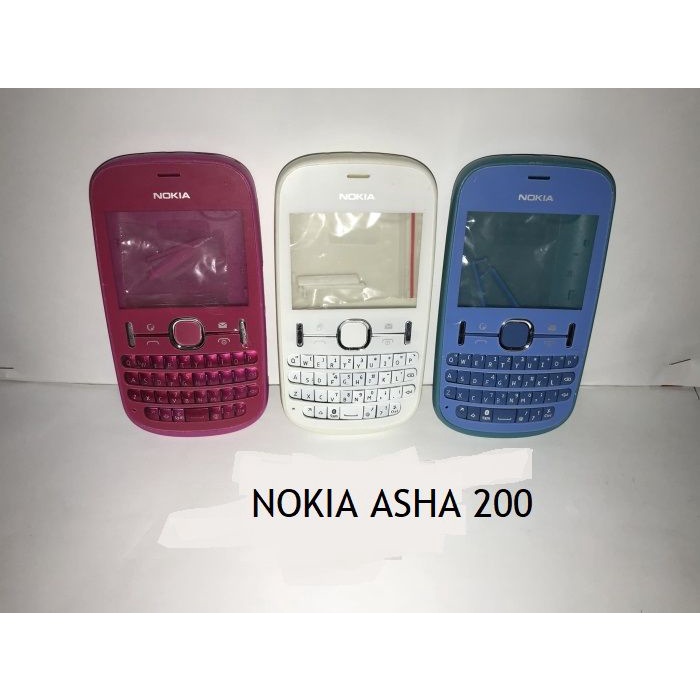 CASING KESING HOUSING NOKIA ASHA 200 FULLSET