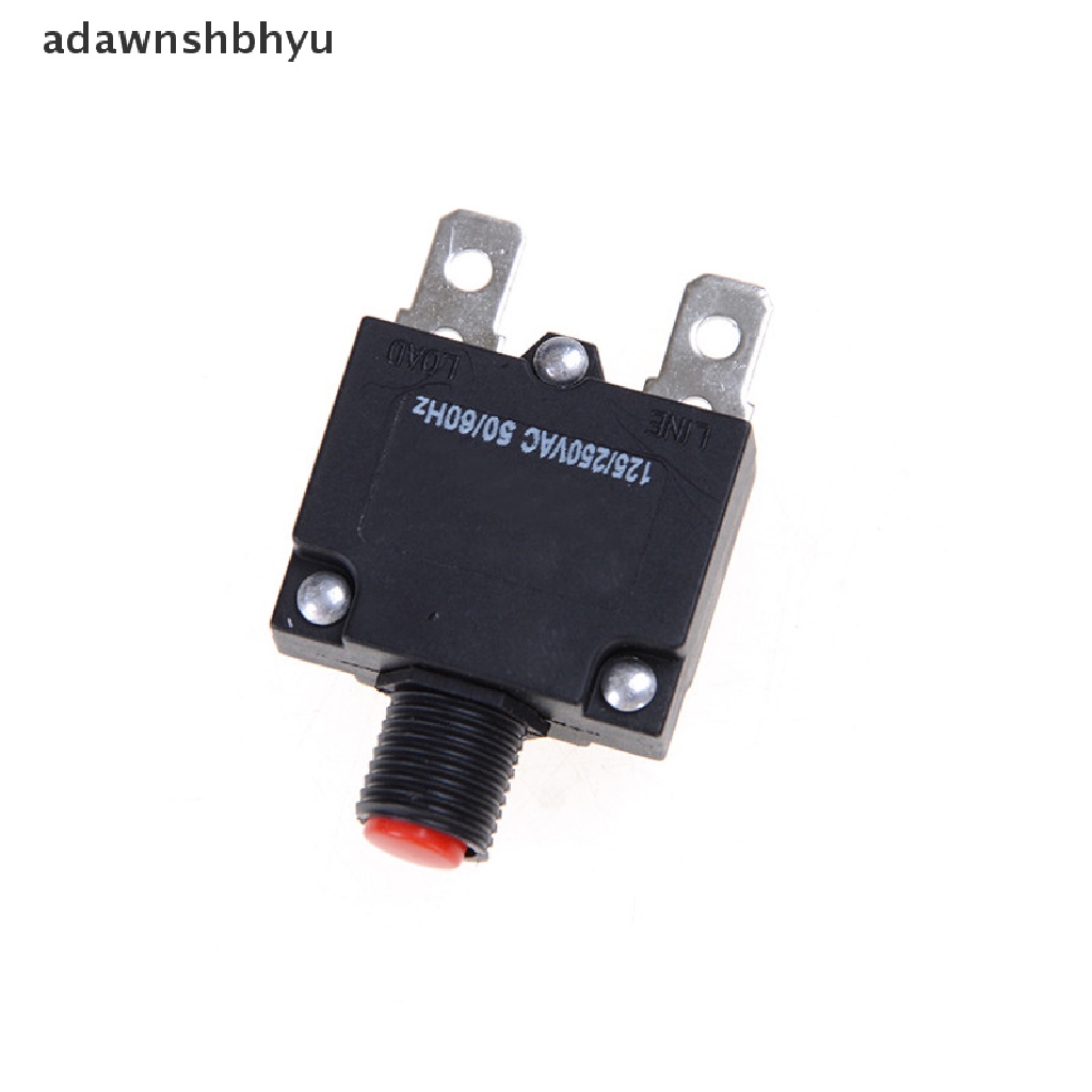 Adawnshbhyu 125/250VAC 15A Switch Push Reset Button Pemutus Arus Overload ProtectorPush Reset Tombol ID