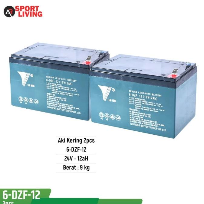 Aki batrai 24V 12Ah Sepeda Skuter Listrik Mr Jackie S899