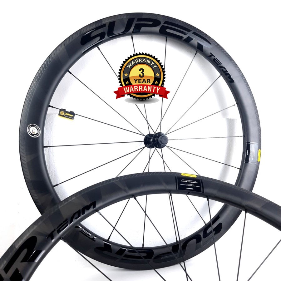 Superteam Curve Carbon Clincher Wheelset UD Winding - HubSmith Ceramic Pillar 1420 - RIM BRAKE