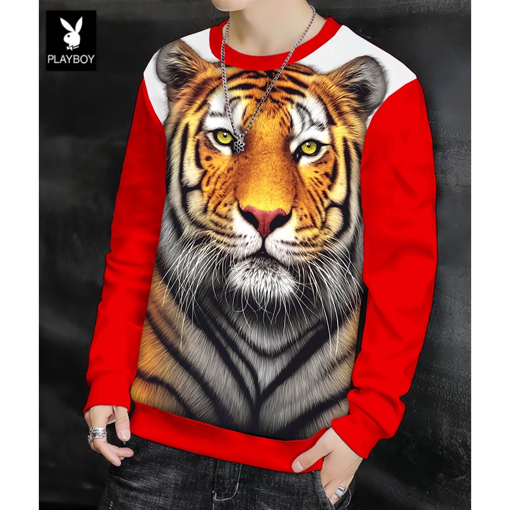 Sweter Pria / Sweter Murah / Sweater Macan Hidung Kombinasi / T-Shirt Pria Jumbo