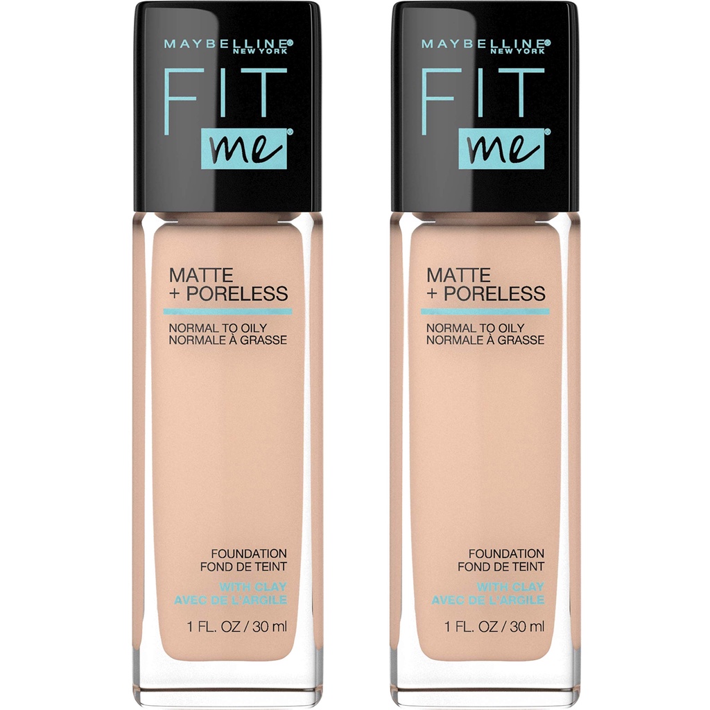 MAYBELINE FIT ME FOUNDATION - Foundation Fit Me Matte + Poreless Maybelline