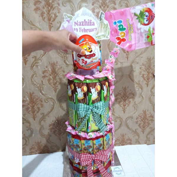 

Snack Tower 2 Susun + Uang