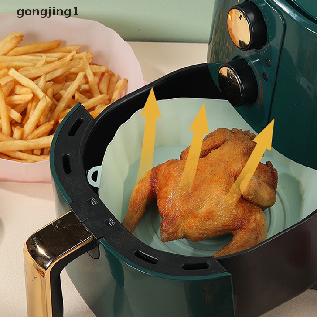 Ggg 21 cm Air Fryers Oven Baking Tray Ayam Goreng Basket Mat AirFryer Silikon Pot ID