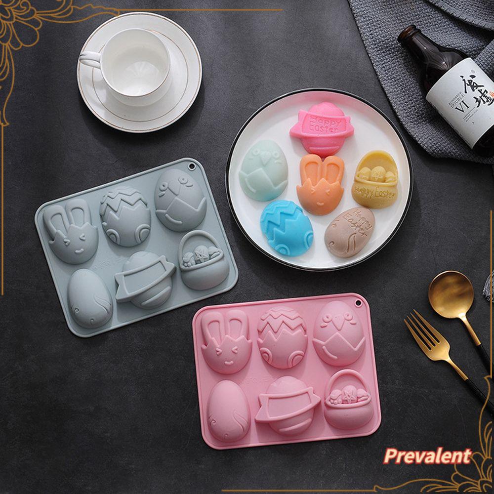 Preva Easter Mold Rabbit Cetakan Kelinci Baking &amp; Pastry Tools Ice Tray Happy Easter Cetakan Silikon