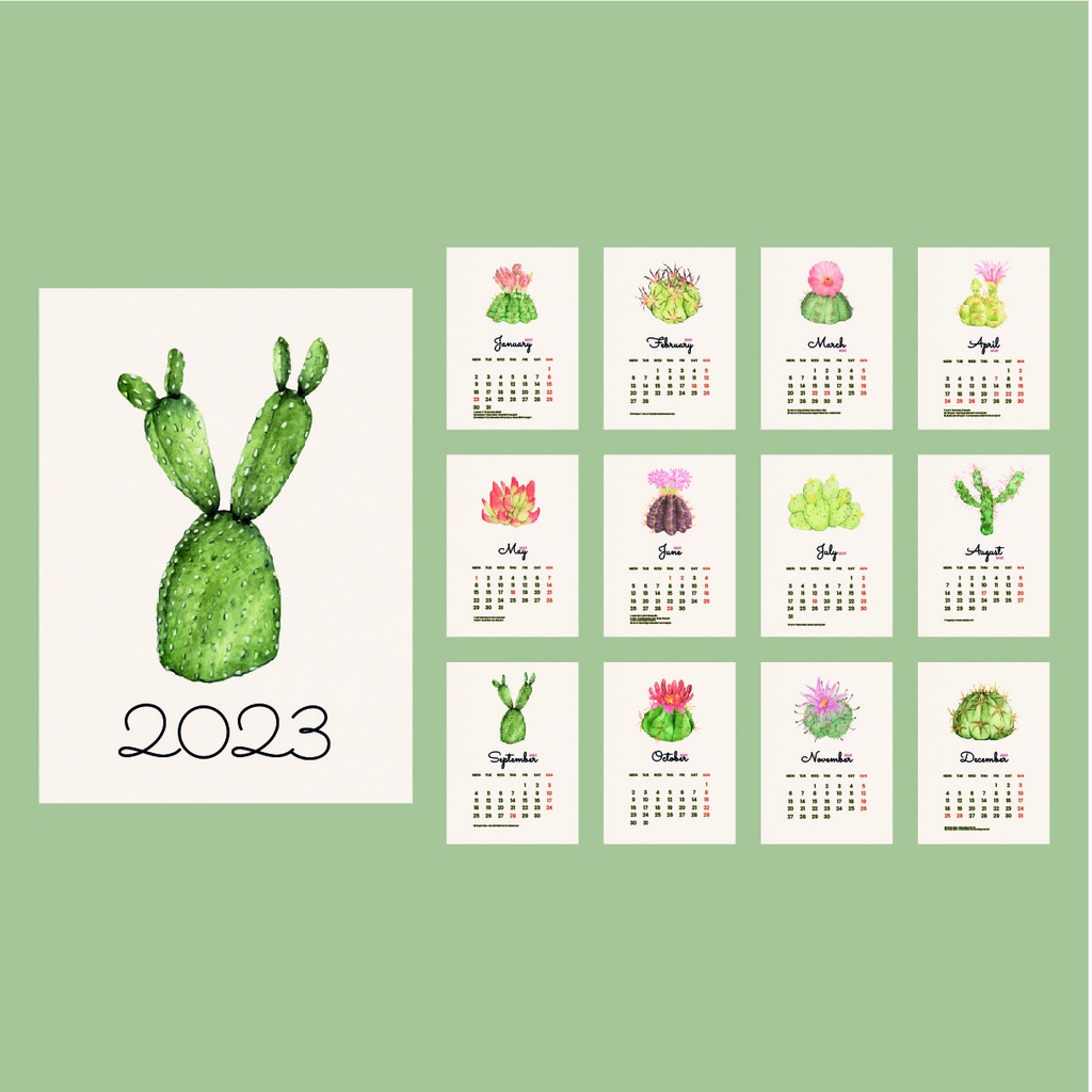 

Kalender Meja Aesthetic Tahun 2023