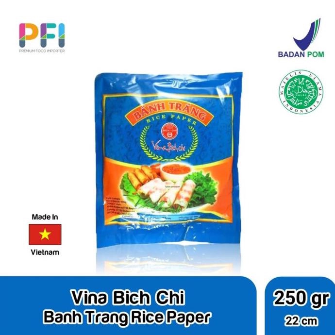 

VINA BICH CHI BANH TRANG RICE PAPER BLUE 22CM 250GR